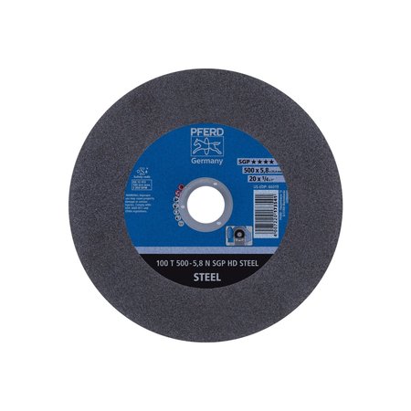 PFERD 20" x 1/4" Cut-Off Wheel, 1" A.H. - N - SGP HD STEEL 66019